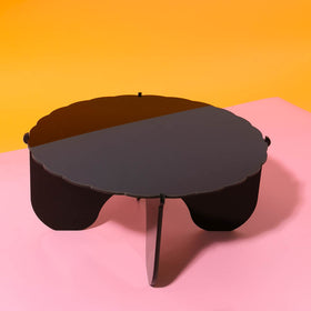 CAKE & CANDLE Plateau Gateau 3-Piece Acrylic Cake Stand (BLACK)