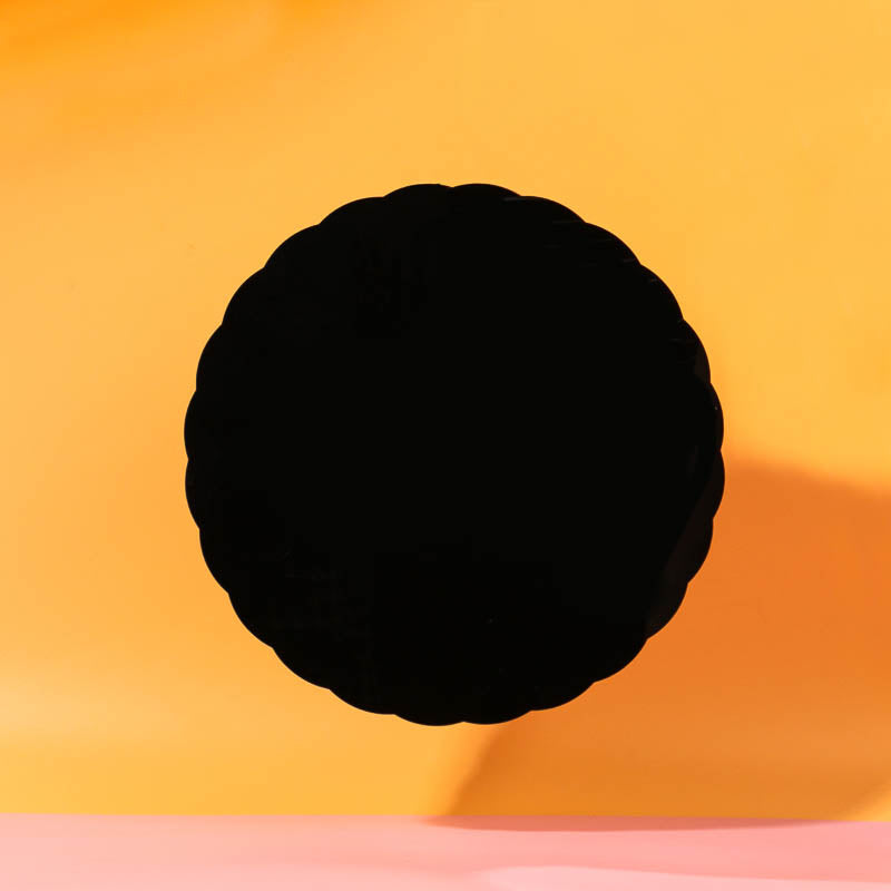 CAKE & CANDLE Plateau Gateau 3-Piece Acrylic Cake Stand (BLACK)