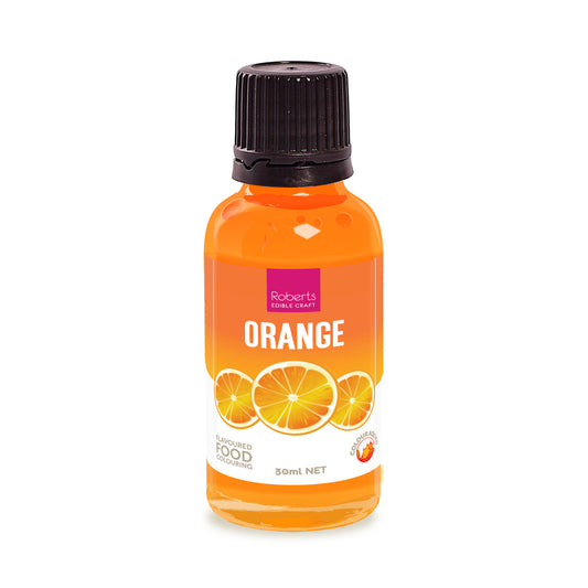 Roberts Orange Flavoured Food Colouring 30ml