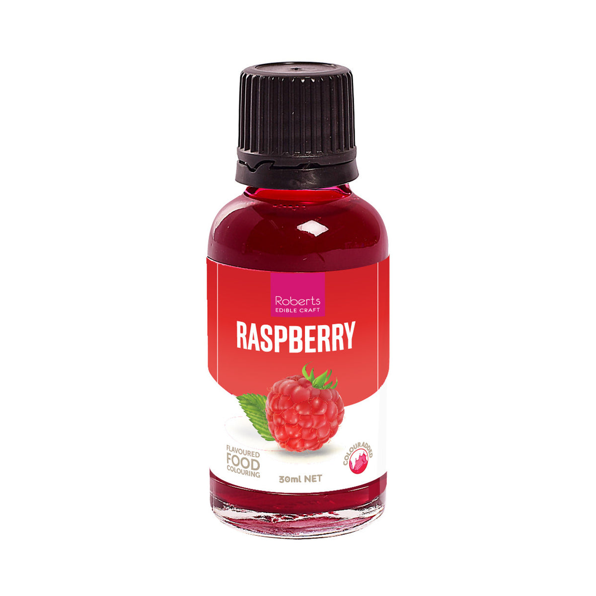 Food Colour Raspberry Roberts Raspberry Flavoured Food Colouring 30ml – Baking Pleasures
