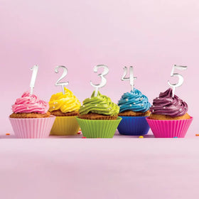 Mirror Cupcake Acrylic Topper - "50" Gold