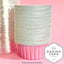 CAKE CRAFT | FOIL BAKING CUP WITH LID | ROUND | LIGHT PINK | 50 PACK