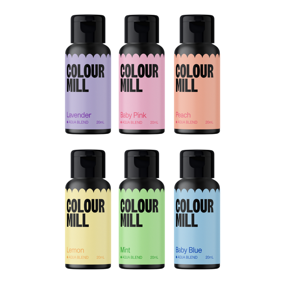 Colour Mill Aqua Pastel 6 Pack (20ml x 6pc)