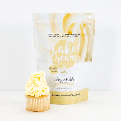 Cake Cream Buttercream - Whisper White - Vanilla Flavour (400g)
