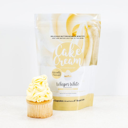 Cake Cream Buttercream - Whisper White - Vanilla Flavour (400g)