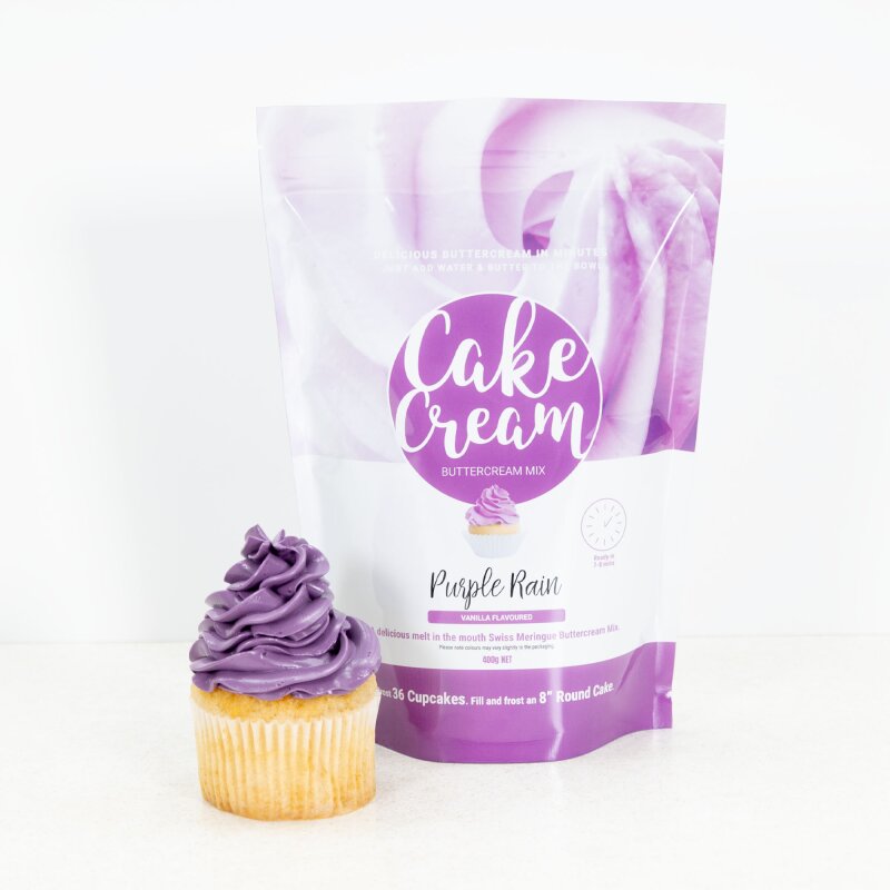 Cake Cream Buttercream - Purple Rain - Vanilla Flavour (400g)