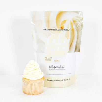 Cake Cream Buttercream - White White - Vanilla Flavour (400g)