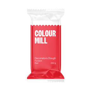 Colour Mill Decorators Dough Fondant 250g - Red