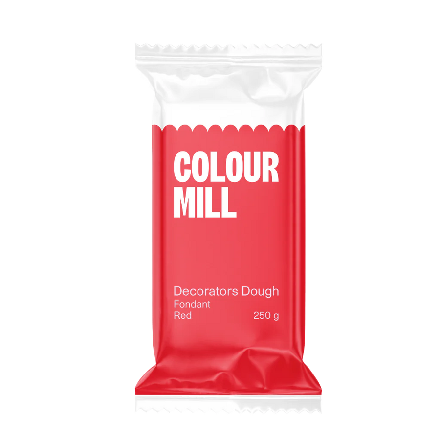 Colour Mill Decorators Dough Fondant 250g - Red