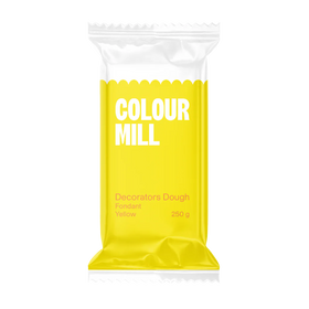 Colour Mill Decorators Dough Fondant 250g - Yellow