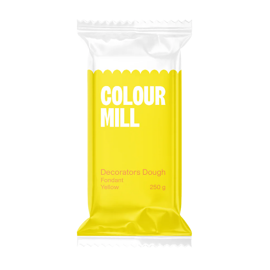 Colour Mill Decorators Dough Fondant 250g - Yellow
