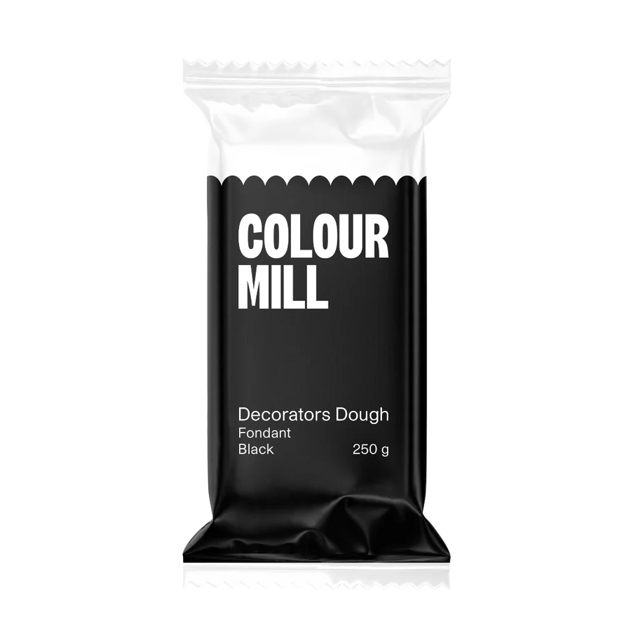 Colour Mill Decorators Dough Fondant 250g - Black