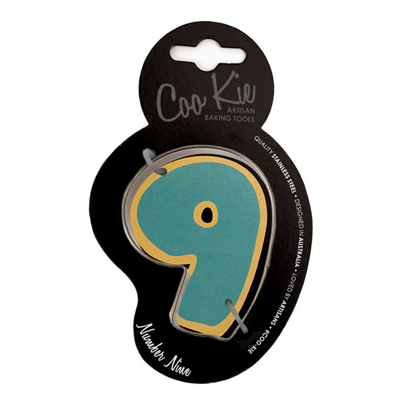 Coo Kie NUMBER 9 Cookie Cutter