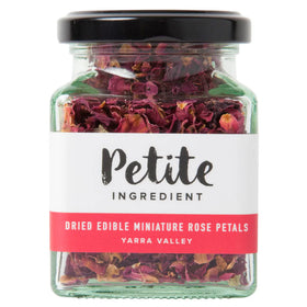 Dried Edible Flowers Miniature Rose Petals Jar