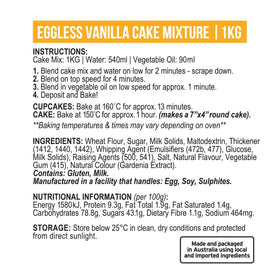 Eggless Vanilla Cake Mix 1 kg