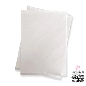 Frosting Sheets 2"/ 5 cm Cupcake Edible Icing Image Sheets - 24 sheets