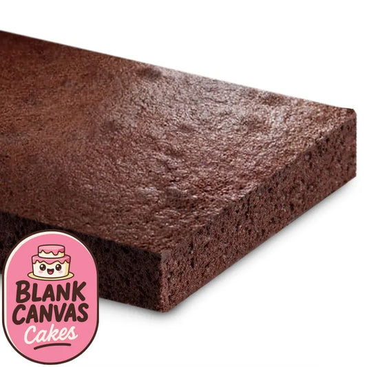 Frozen Chocolate Mud Slab Cake - 30cm x 40cm | Blank Canvas Cakes