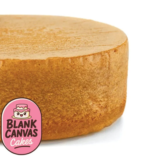 Frozen White Mud Cake - 6" Round | Blank Canvas Cakes