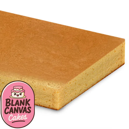 Frozen White Chocolate Mud Slab Cake - 30cm x 40cm | Blank Canvas Cakes