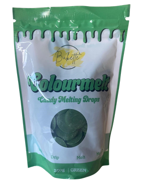 Bakette Green Colourmelts - Candy Melting Drops (250g)
