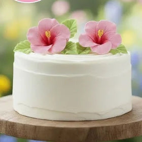 SINGLE HIBISCUS PINK | SUGAR FLOWER