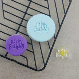 Happy Birthday Embosser 60mm