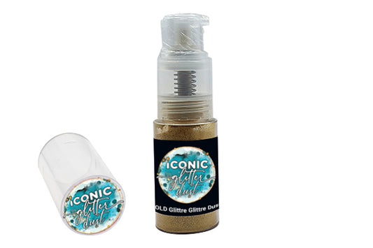 ICONIC Edible Glitter Dust Spray Gold Puff Glitter 10g