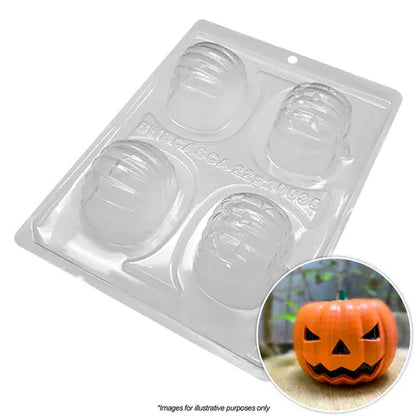 Halloween Jack O' Lantern Pumpkin Chocolate Mould 3 piece