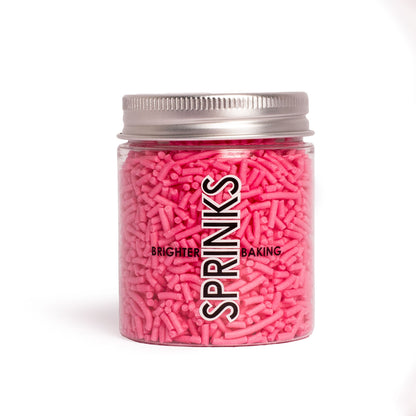 Jimmies 1mm PINK (50g) - by Sprinks
