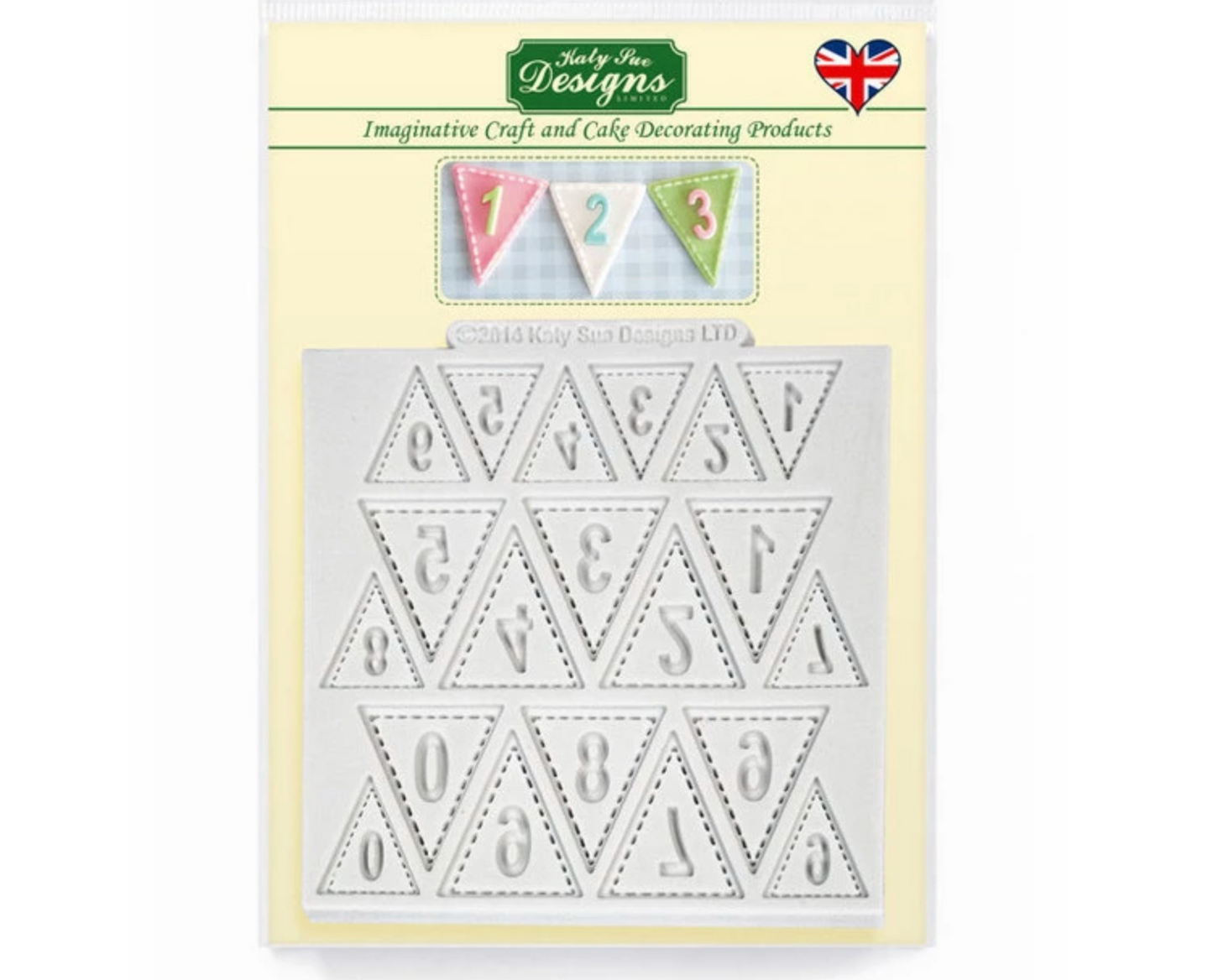 Katy Sue Bunting Numbers Design Mat