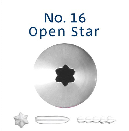 Loyal Standard Piping Tip Open Star 16