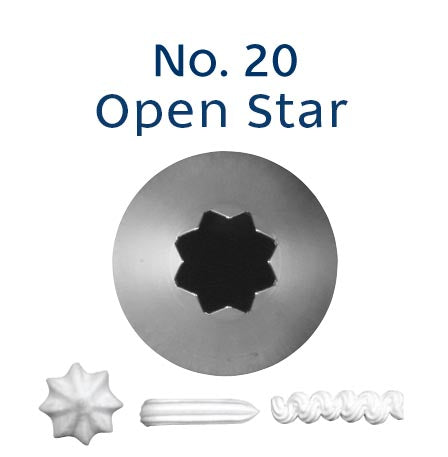 Loyal Standard Piping Tip Open Star 20