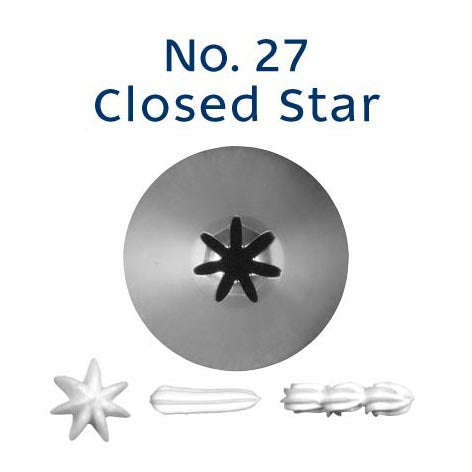 Loyal Standard Piping Tip Closed Star 27