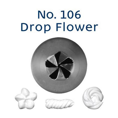 Loyal Standard Piping Tip Drop Flower 106