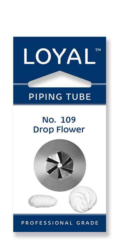 Loyal Medium Piping Tip Drop Flower 109