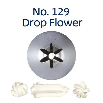 Loyal Standard Piping Tip Drop Flower 129