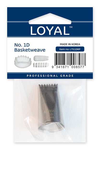 Loyal Medium Piping Tip Basketweave 1D