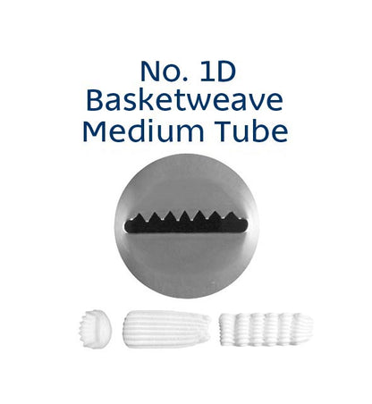 Loyal Medium Piping Tip Basketweave 1D