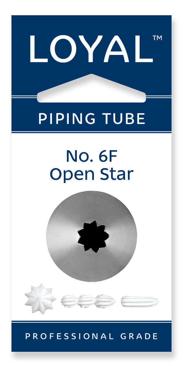 Loyal Medium Piping Tip Open Star 6F