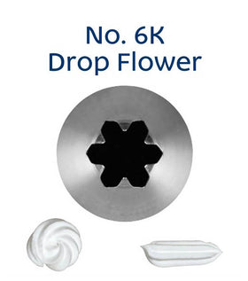 Loyal Medium Piping Tip Drop Flower 6K