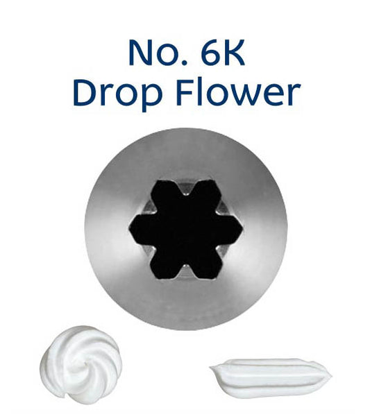 Loyal Medium Piping Tip Drop Flower 6K