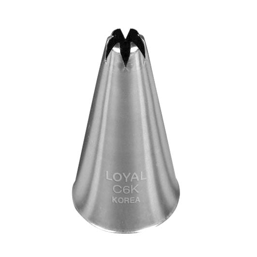 Loyal Medium Piping Tip Closed Star C6K