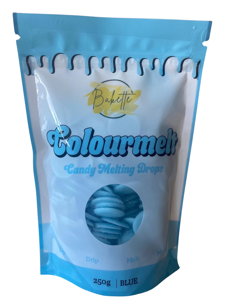 Bakette Blue Colourmelts - Candy Melting Drops (250g)