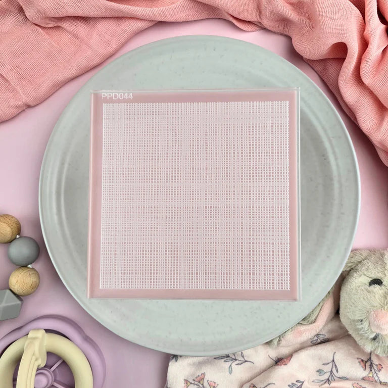 Linen Pattern Plate