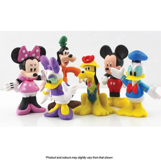 Mickey Mouse & Friends - Disney Plastic Figurines Cake Cupcake Toppers (6 pieces)