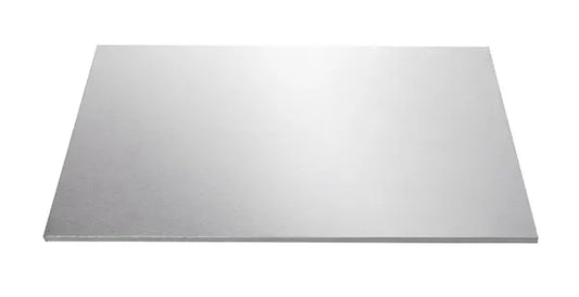 Mondo Rectangle Silver Masonite Slab Cake Board 9 x 12 Inch