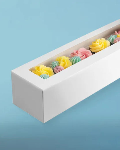 Mondo Cupcake Box Long 12 Cup