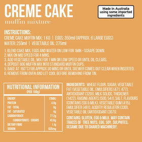 Muffin Creme Cake Mix 1 kg