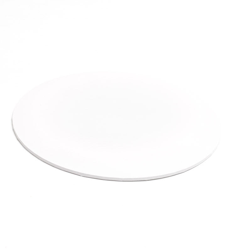 Round Gloss White Masonite Cake Board 10 Inch