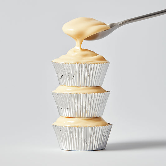 Papyrus Medium Silver Foil Baking Cups 50pcs (44mm Base)